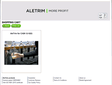 Tablet Screenshot of aletrim.com